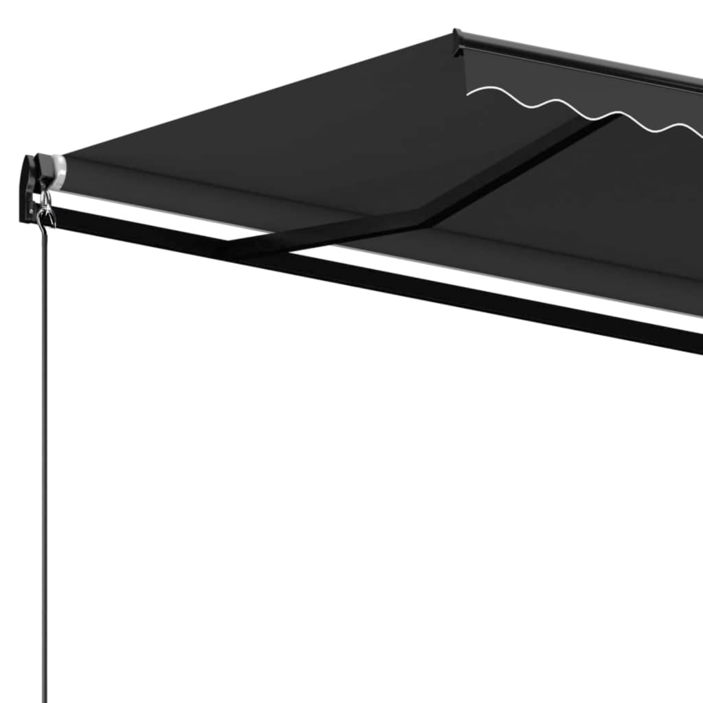 Tenda da Sole Retrattile Manuale 450x350 cm Antracite