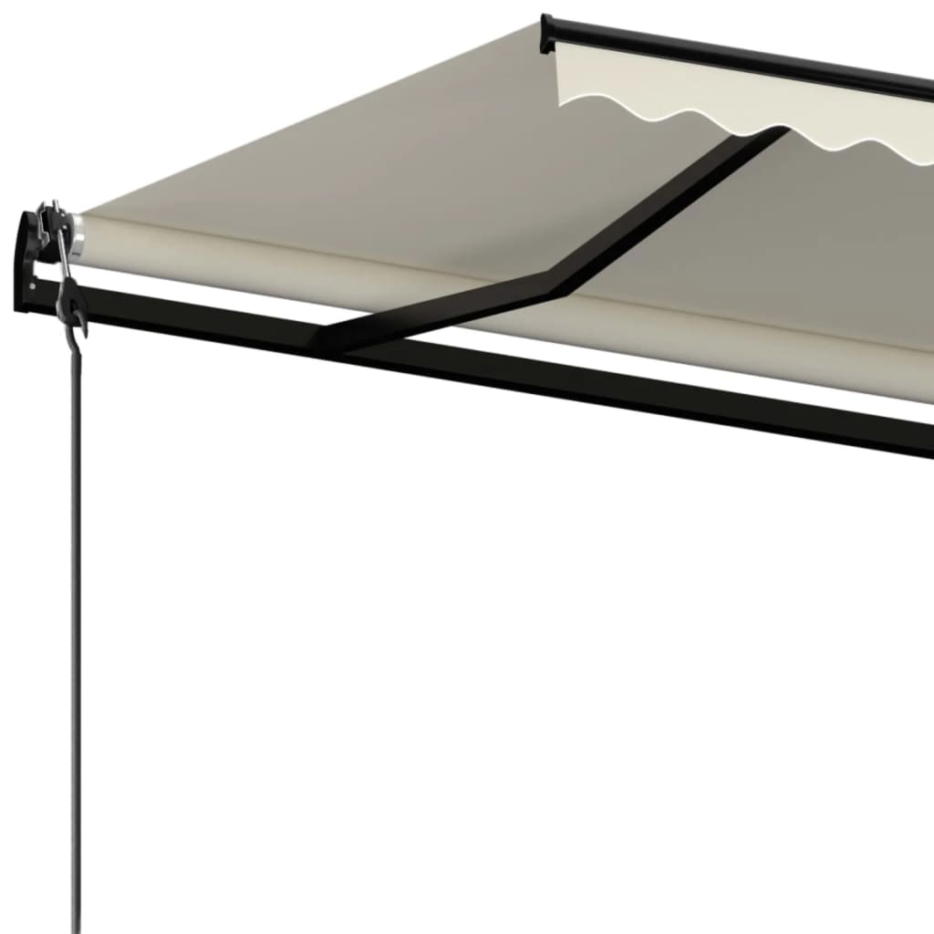 Tenda da Sole Retrattile Automatica 450x350 cm Crema | homemem39