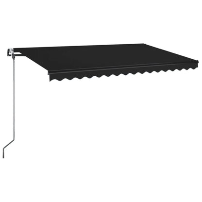 Tenda Automatica con Sensore Vento e LED 450x350 cm Antracite | homemem39
