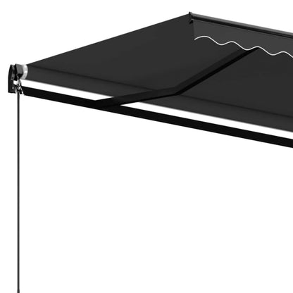 Tenda da Sole Retrattile Manuale 500x350 cm Antracite | homemem39