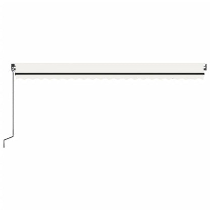 Tenda da Sole Retrattile Automatica 500x350 cm Crema