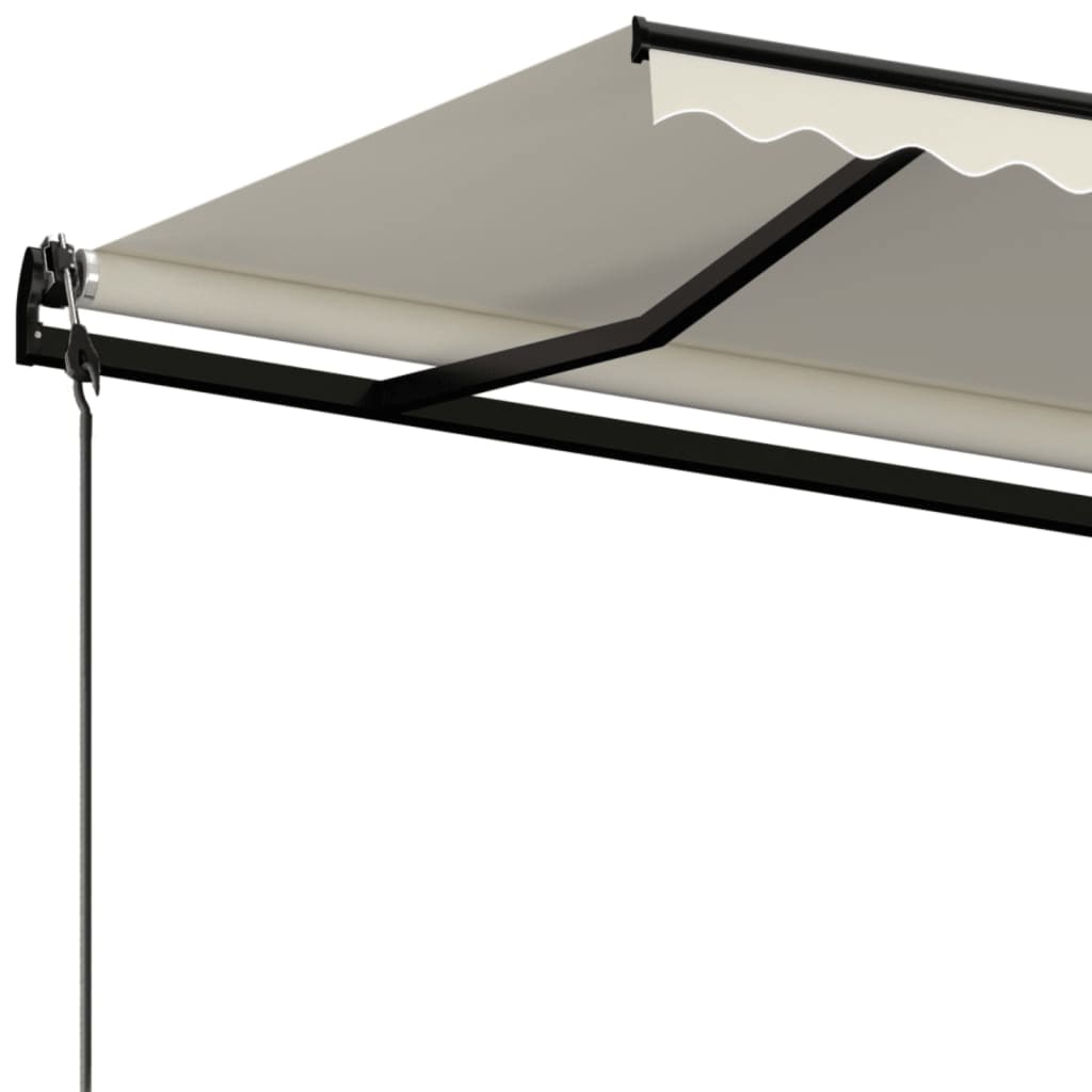 Tenda da Sole Retrattile Automatica 500x350 cm Crema | homemem39