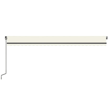 Tenda da Sole Retrattile Manuale 600x350 cm Crema