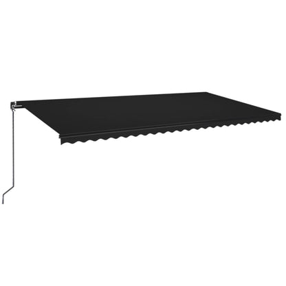 Tenda da Sole Retrattile Manuale 600x350 cm Antracite