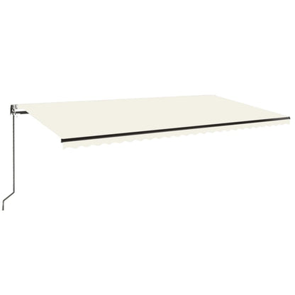 Tenda da Sole Retrattile Automatica 600x350 cm Crema