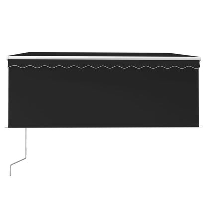 Tenda Sole Retrattile Automatica con Parasole 3x2,5m Antracite - homemem39
