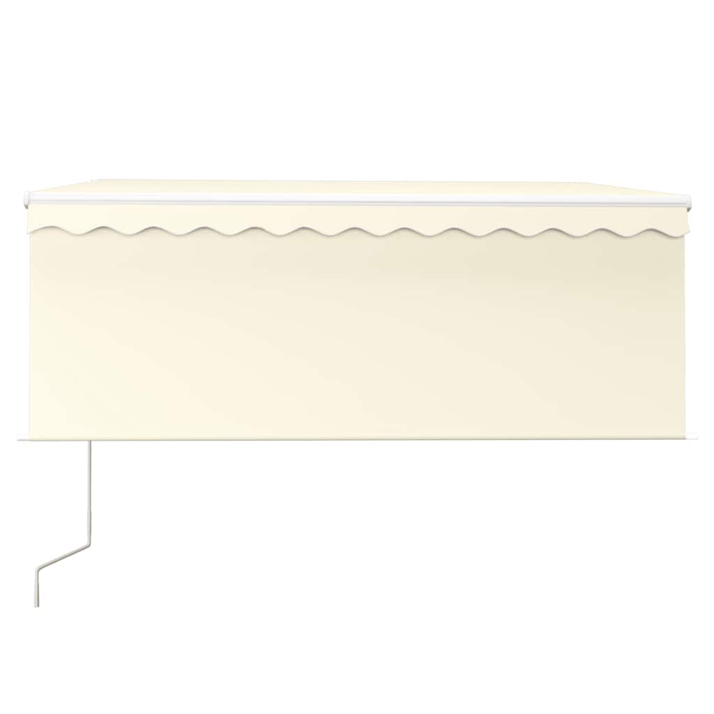 Tenda Automatica con Parasole LED e Sensore Vento 3x2,5m Crema | homemem39