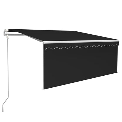 Tenda Automatica Parasole LED Sensore Vento 3x2,5m Antracite | homemem39