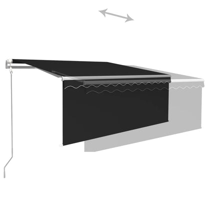 Tenda Automatica Parasole LED Sensore Vento 3x2,5m Antracite | homemem39