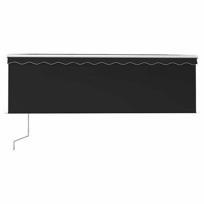 Tenda Sole Retrattile Automatica con Parasole 4,5x3m Antracite - homemem39