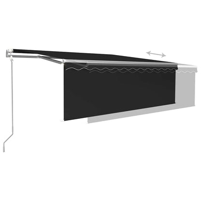 Tenda Automatica con Parasole e Sensore Vento 4,5x3 m Antracite | homemem39