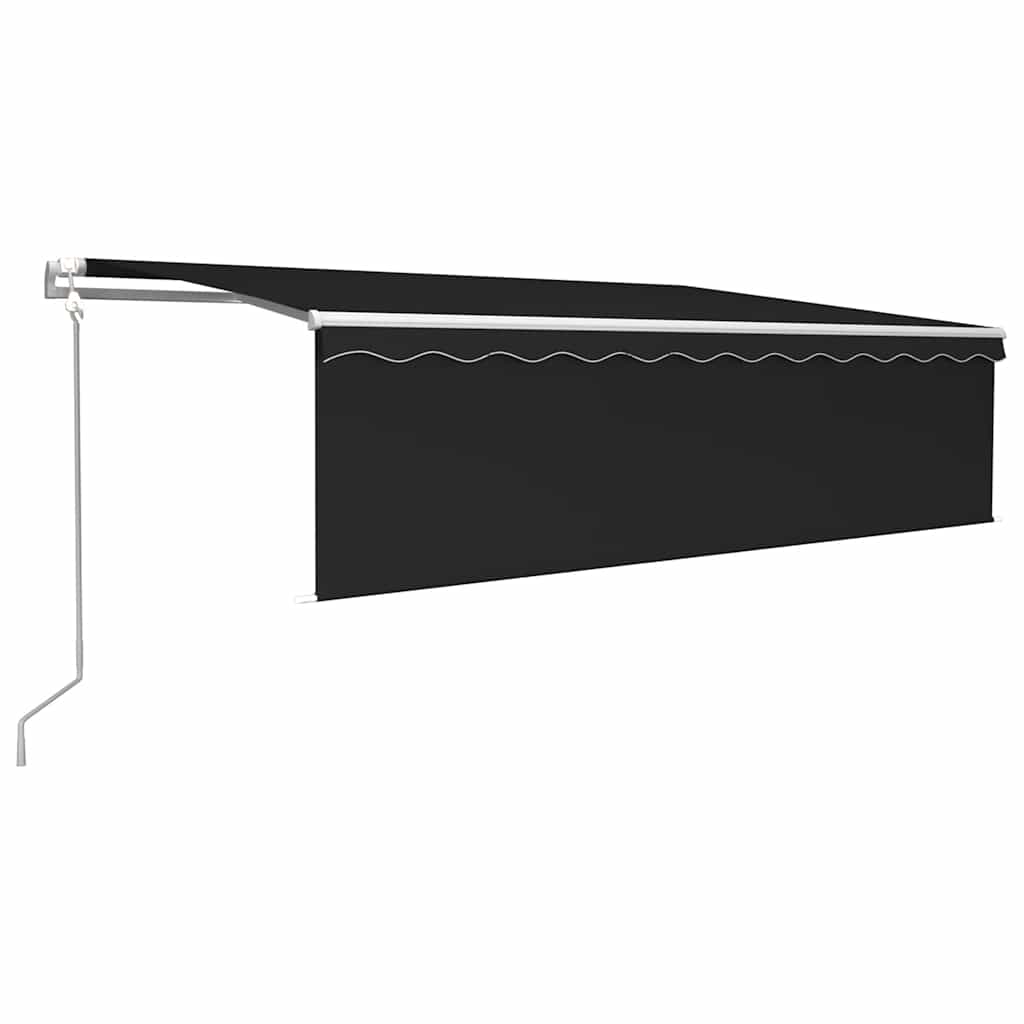 Tenda Sole Retrattile Automatica Parasole 5x3 m Antracite | homemem39