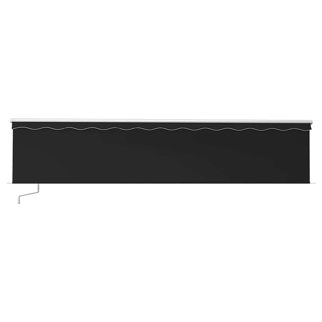 Tenda da Sole Retrattile Manuale con Parasole 6x3 m Antracite | homemem39