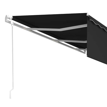 Tenda da Sole Retrattile Automatica con Parasole 6x3m Antracite | homemem39