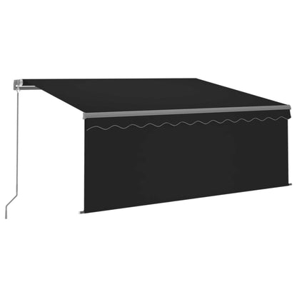 Tenda da Sole Retrattile Manuale con Parasole 3x2,5 m Antracite | homemem39