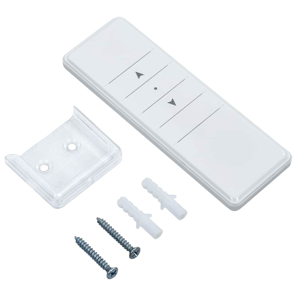 Tenda Automatica Parasole Sensore Vento LED 4x3m Blu Bianca - homemem39