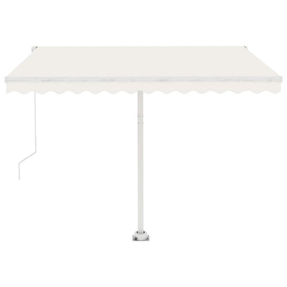 Tenda da Sole Manuale Autoportante Manuale 350x250 cm Crema - homemem39