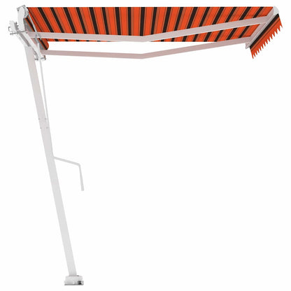 Tenda da Sole Automatica Autoportante 350x250cm Arancio Marrone - homemem39