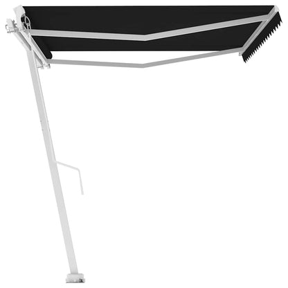 Tenda da Sole Manuale Autoportante 450x300 cm Antracite - homemem39