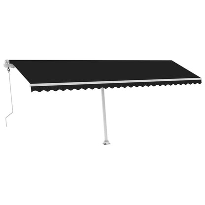 Tenda Automatica con Sensore Vento e LED 600x300 cm Antracite