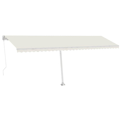Tendone manuale 6 x 3,5 m Crema 100% Poliestere