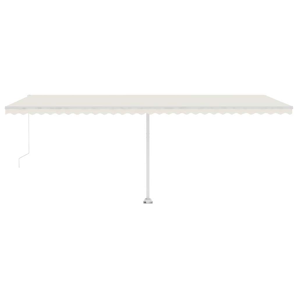 Tendone manuale 6 x 3,5 m Crema 100% Poliestere