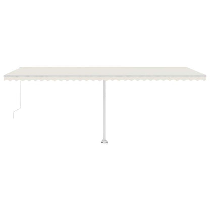 Tendone manuale 6 x 3,5 m Crema 100% Poliestere