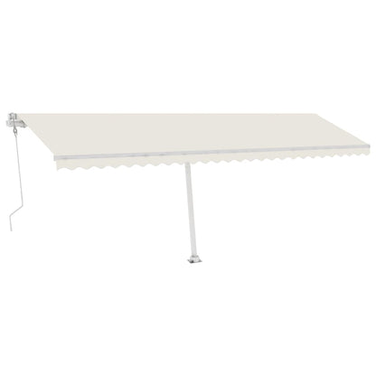 Tenda Automatica con Sensore Vento e LED 600x350 cm Crema