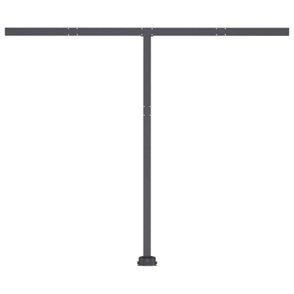 Tenda da Sole Automatica Autoportante 300x250cm Arancio Marrone - homemem39