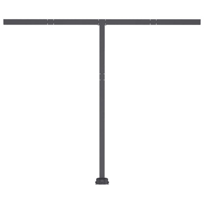 Tenda da Sole Automatica Autoportante 350x250cm Arancio Marrone - homemem39