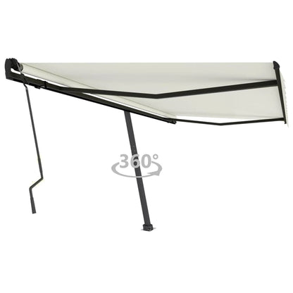 Tenda da Sole Manuale Autoportante 450x300 cm Crema