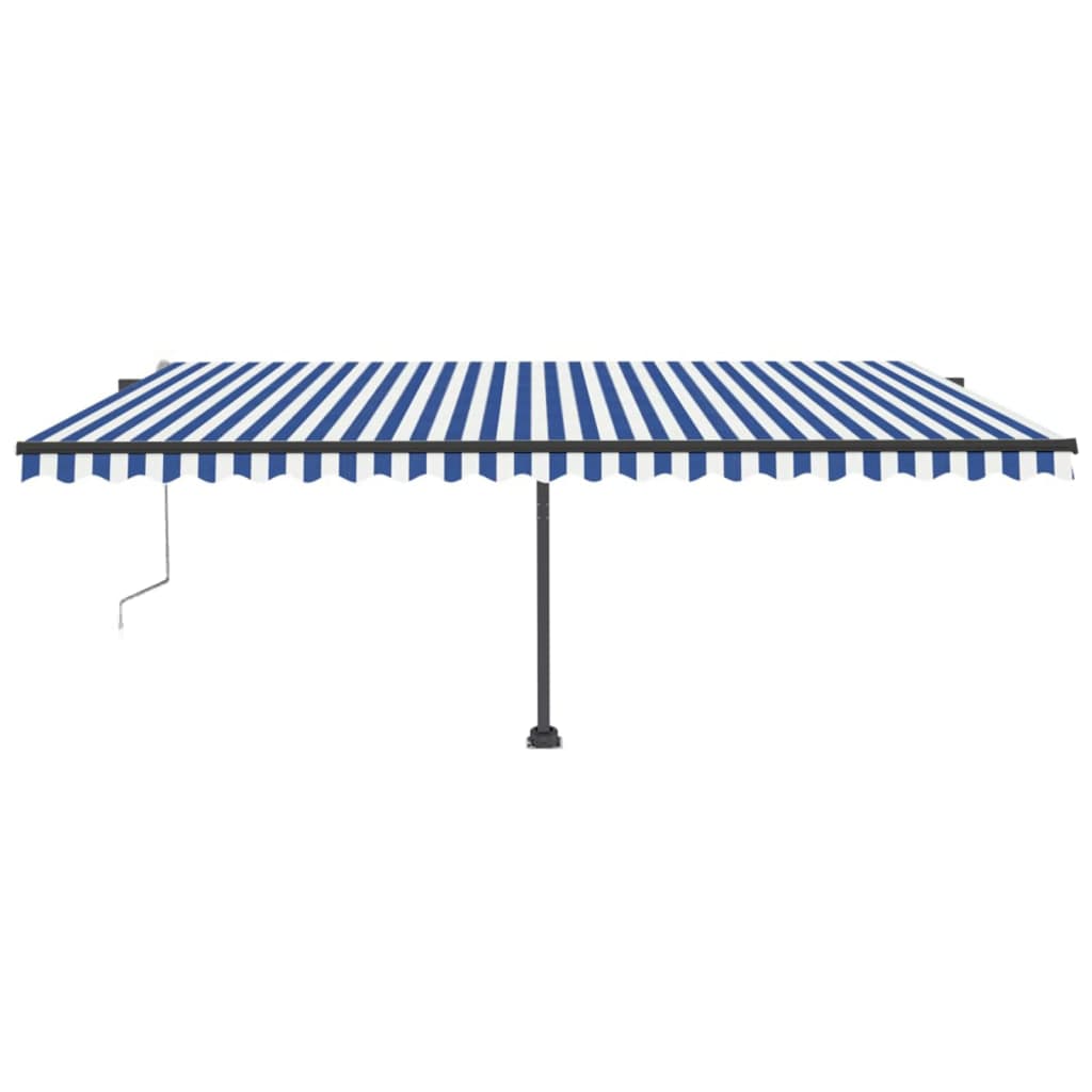 Tenda Retrattile Automatica 500x300 cm Arancione Marrone - homemem39