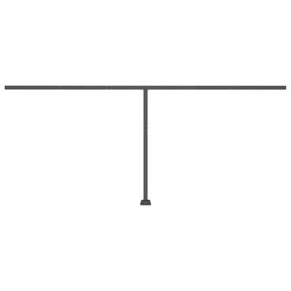 Tenda da Sole Autoportante Automatica 600x300 cm Gialla Bianca - homemem39