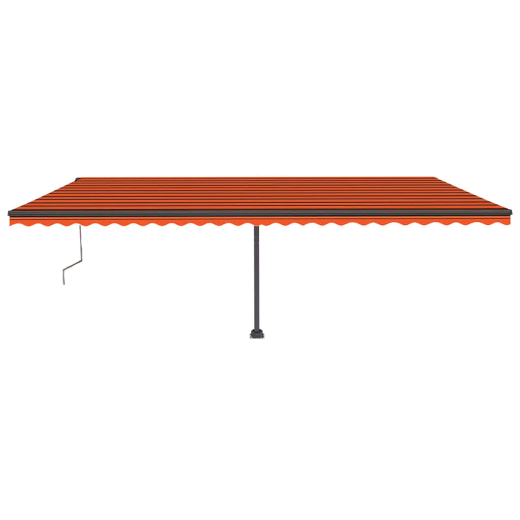 Tenda da Sole Autoportante Automatica 600x300cm Arancio Marrone