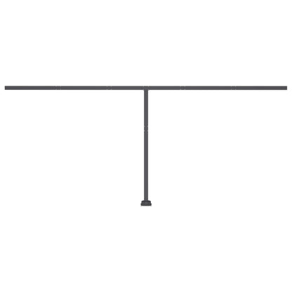 Tenda Automatica con Sensore Vento LED 600x300 cm Gialla Bianca - homemem39