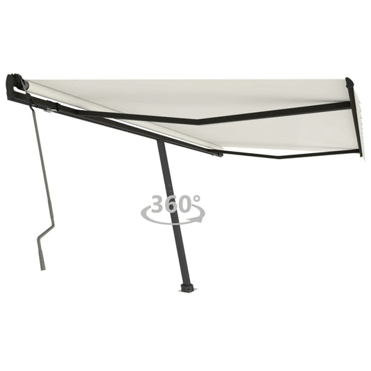 Tenda da Sole Manuale Autoportante 450x350 cm Crema