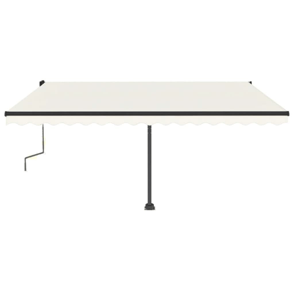 Tenda da Sole Manuale Autoportante 450x350 cm Crema