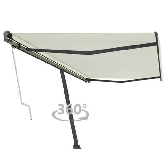 Tenda da Sole Automatica Autoportante 500x350 cm Crema