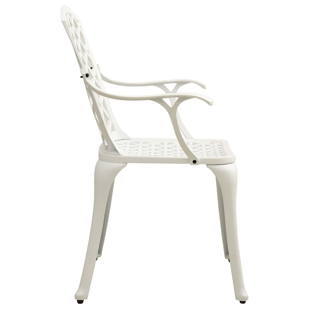 Set da Bistrot 3 pz in Alluminio Pressofuso Bianco | homemem39