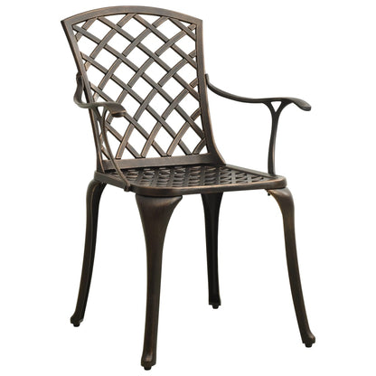 Set da Bistrot 3 pz in Alluminio Pressofuso Bronzo | homemem39