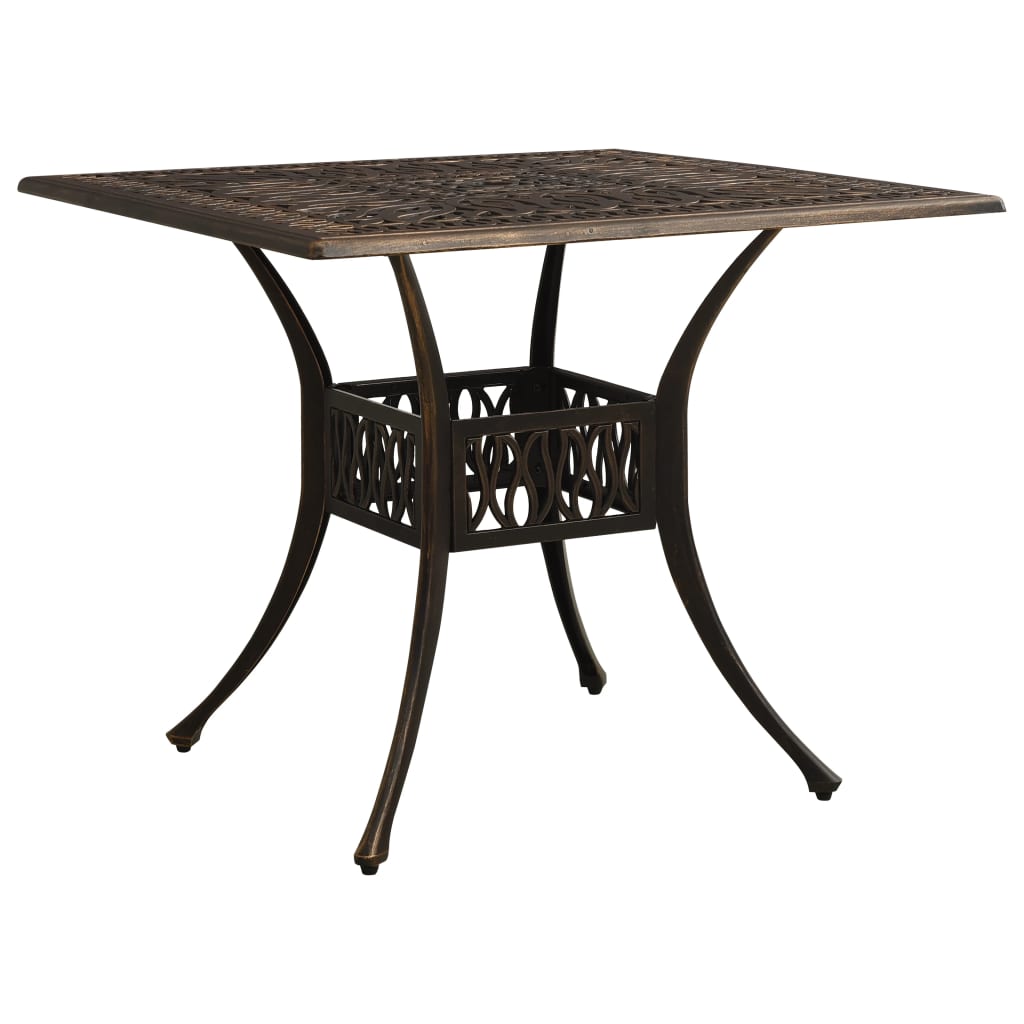 Set da Bistrot 3 pz in Alluminio Pressofuso Bronzo | homemem39