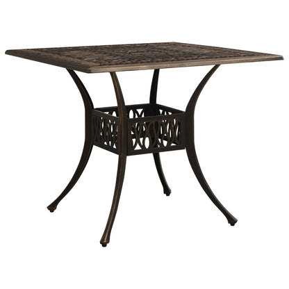 Set da Bistrot 3 pz in Alluminio Pressofuso Bronzo | homemem39