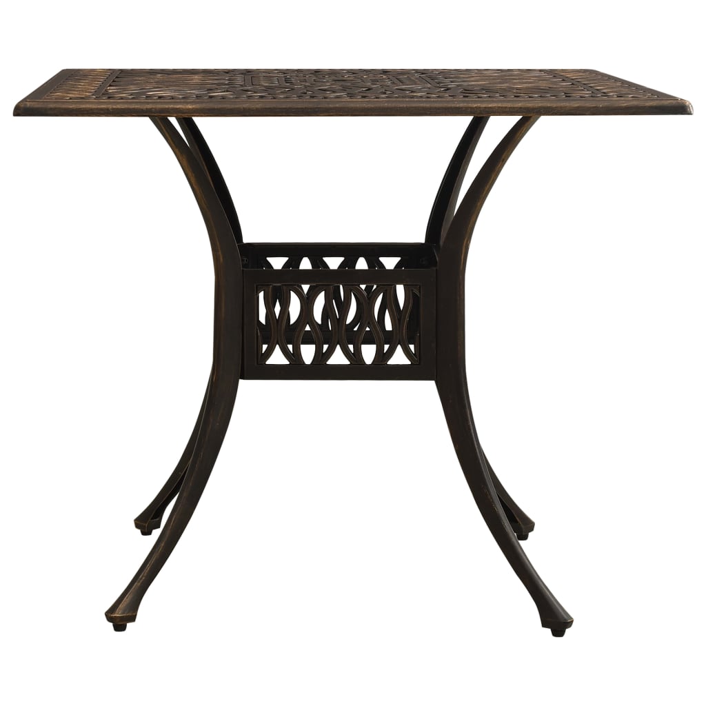 Set da Bistrot 3 pz in Alluminio Pressofuso Bronzo | homemem39