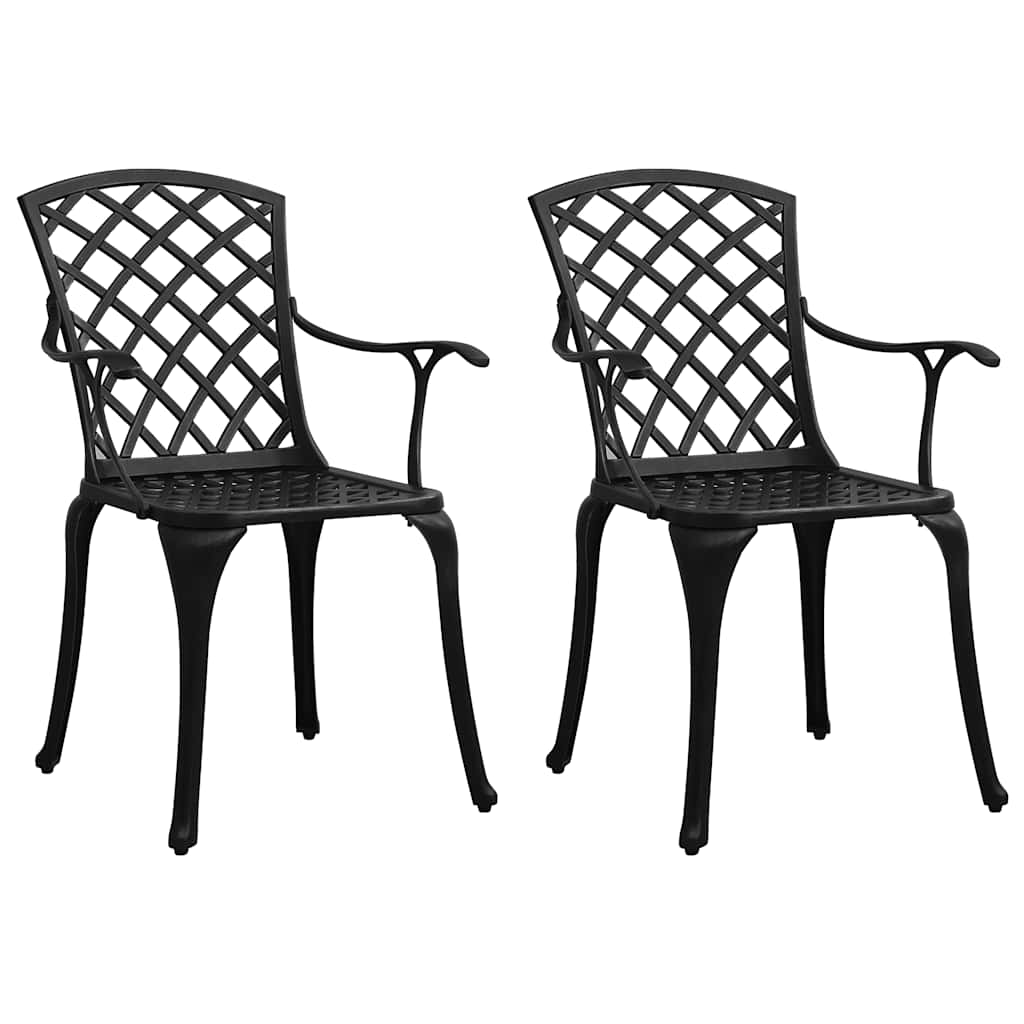 Set da Bistrot 3 pz in Alluminio Pressofuso Nero | homemem39