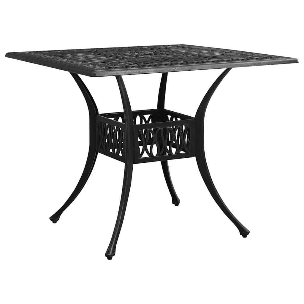 Set da Bistrot 3 pz in Alluminio Pressofuso Nero | homemem39