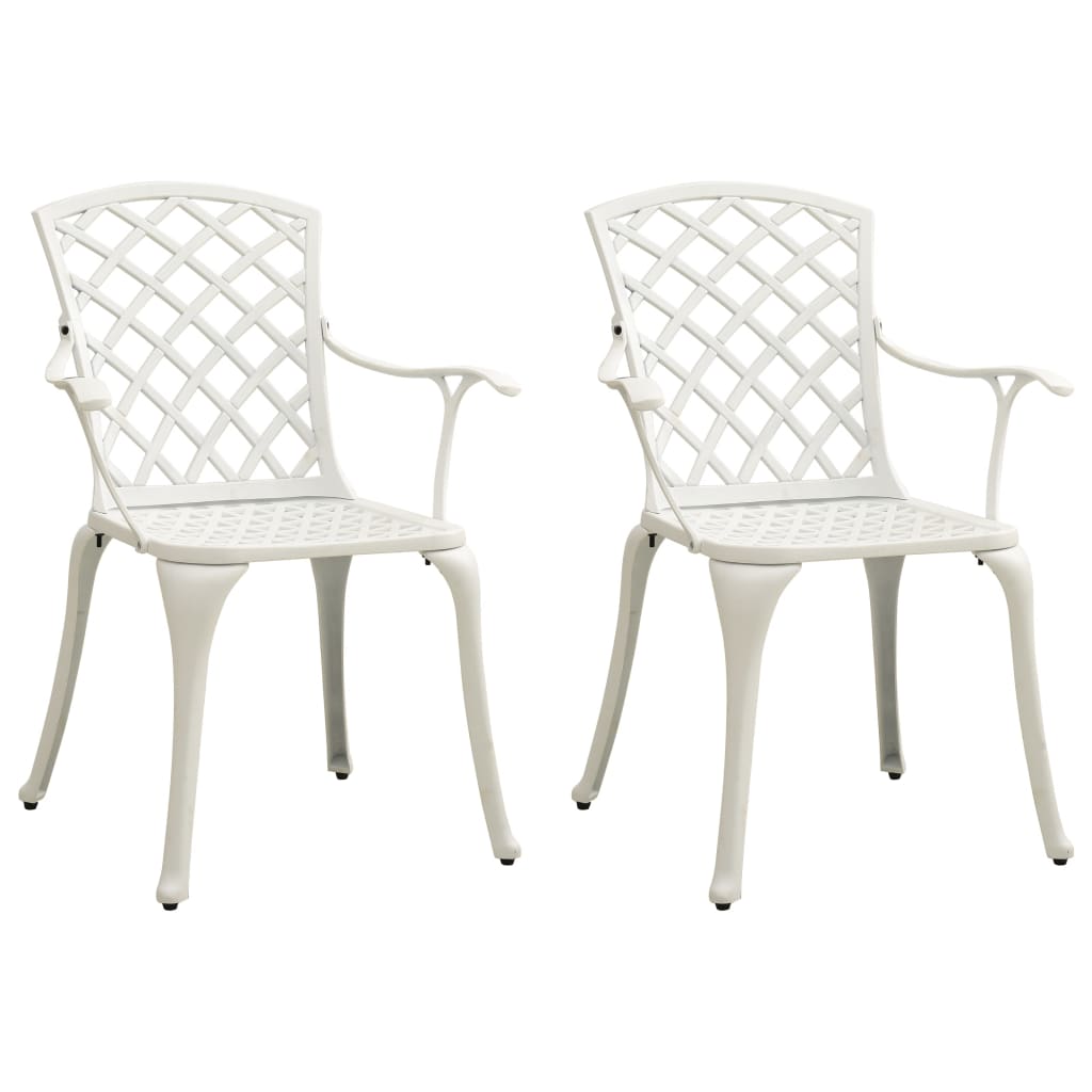 Set da Bistrot 3 pz in Alluminio Pressofuso Bianco | homemem39