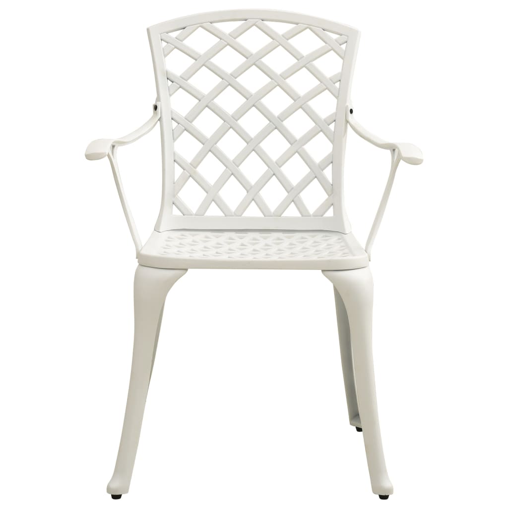Set da Bistrot 3 pz in Alluminio Pressofuso Bianco | homemem39
