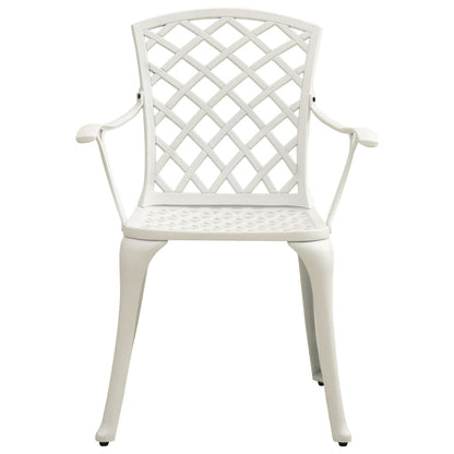 Set da Bistrot 3 pz in Alluminio Pressofuso Bianco | homemem39
