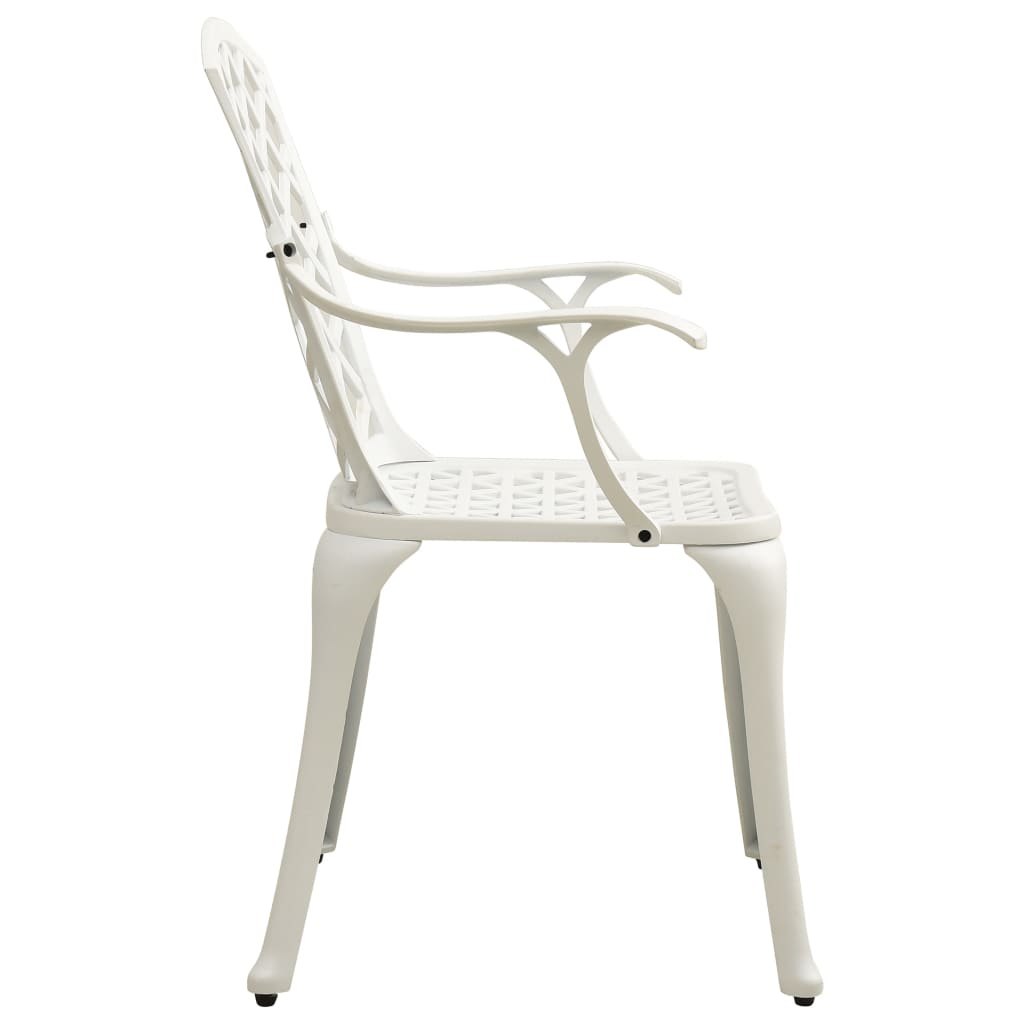 Set da Bistrot 3 pz in Alluminio Pressofuso Bianco | homemem39