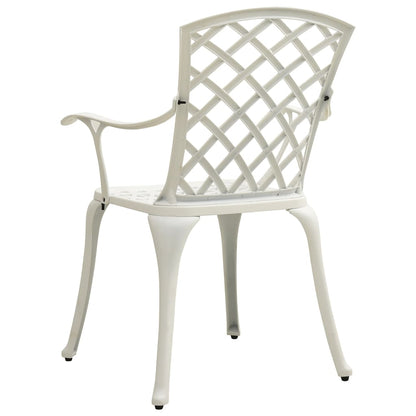Set da Bistrot 3 pz in Alluminio Pressofuso Bianco | homemem39